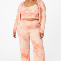 3 Piece Solid Rib Cami Top & Jacket Set