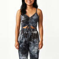 2 Piece Camisole Top & Pants Set With Pockets