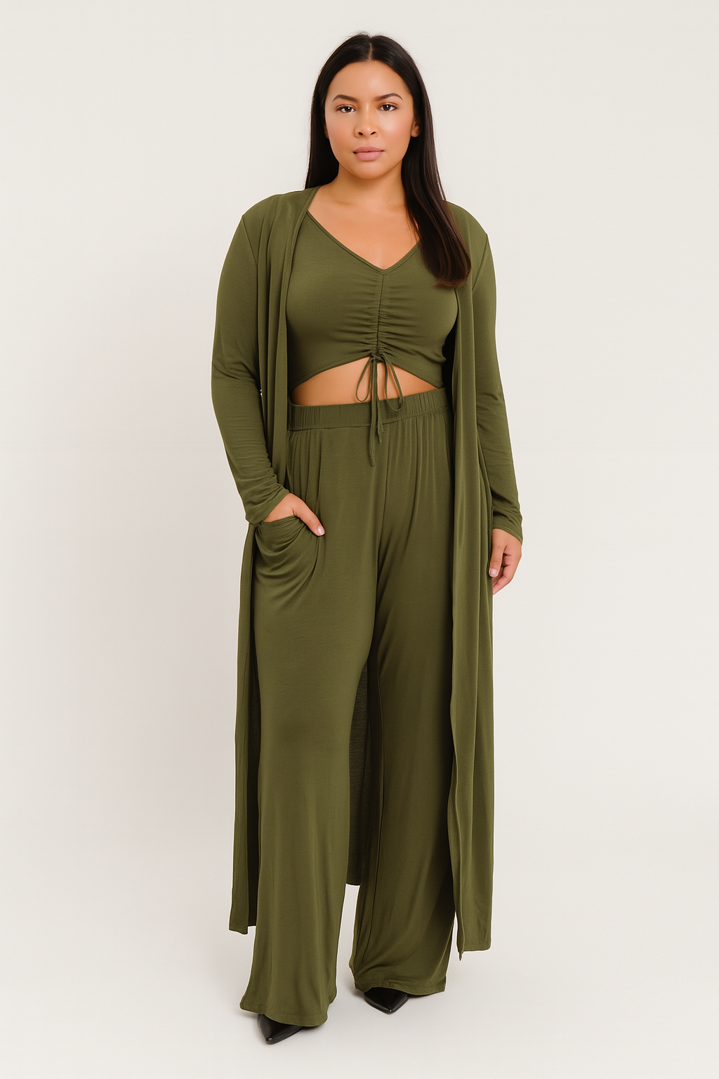 3 Piece Pants Set W/Mask