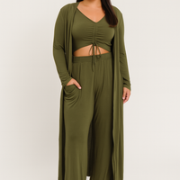 3 Piece Pants Set W/Mask