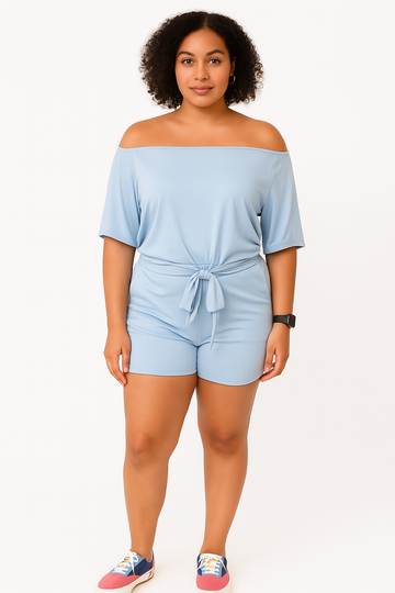 Off The Shoulder Short Set
