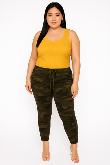 Plus Size Camo Jeans