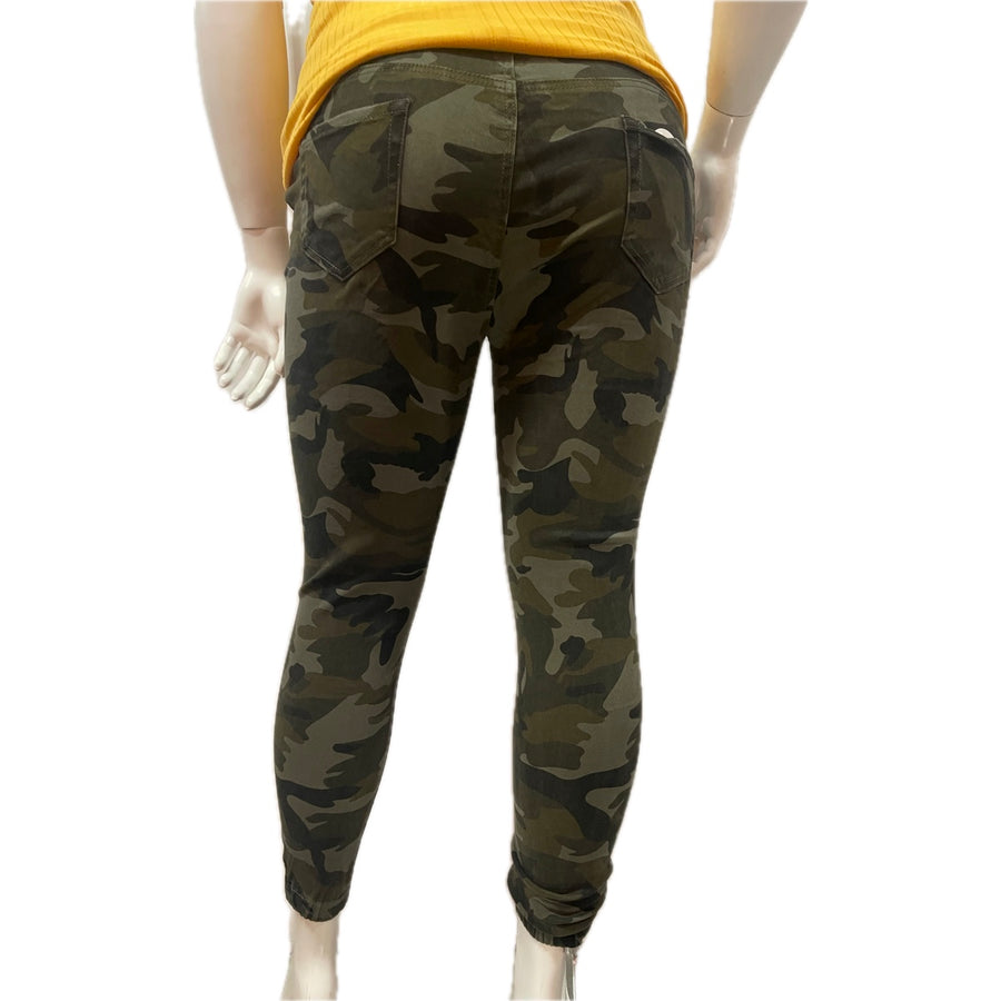 Plus Size Camo Jeans