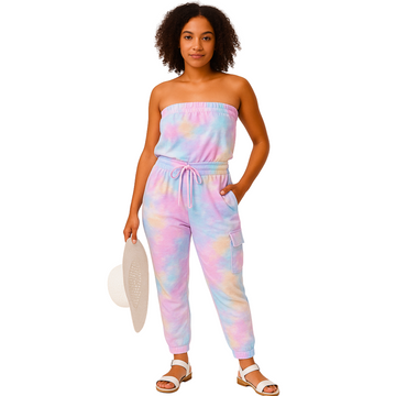 Ombre Tube Jumpsuit
