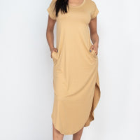 Long Pocket Tee Dress