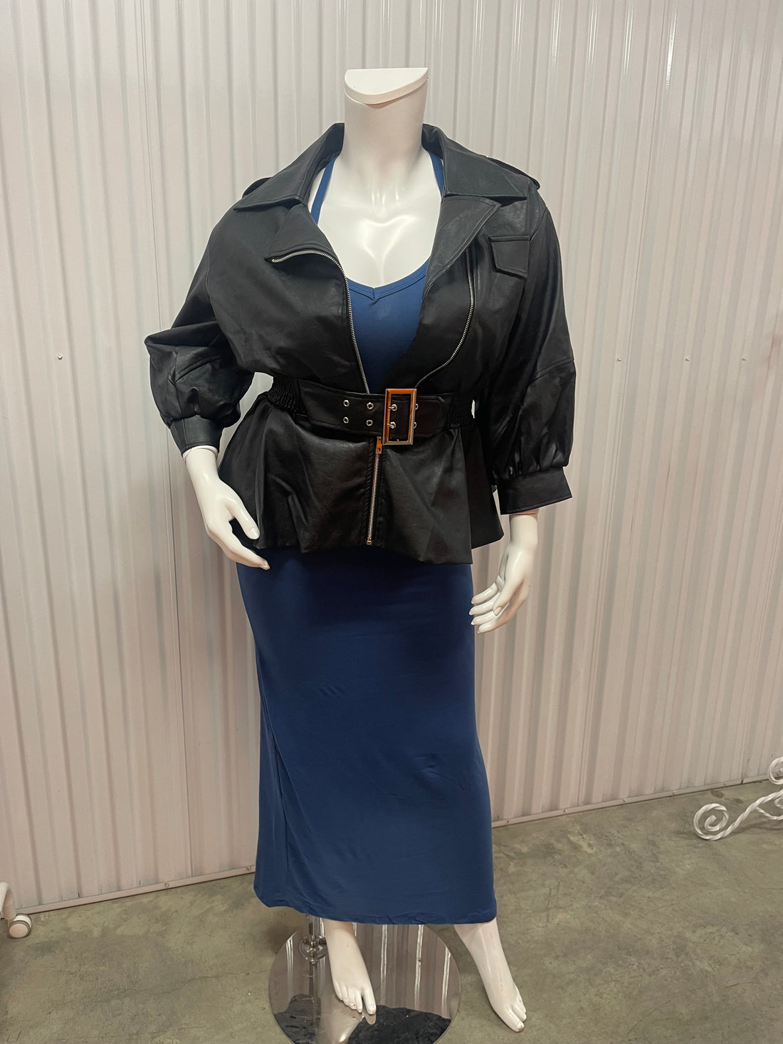 3/4 Sleeve Jacket with Belt