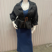 3/4 Sleeve Jacket with Belt